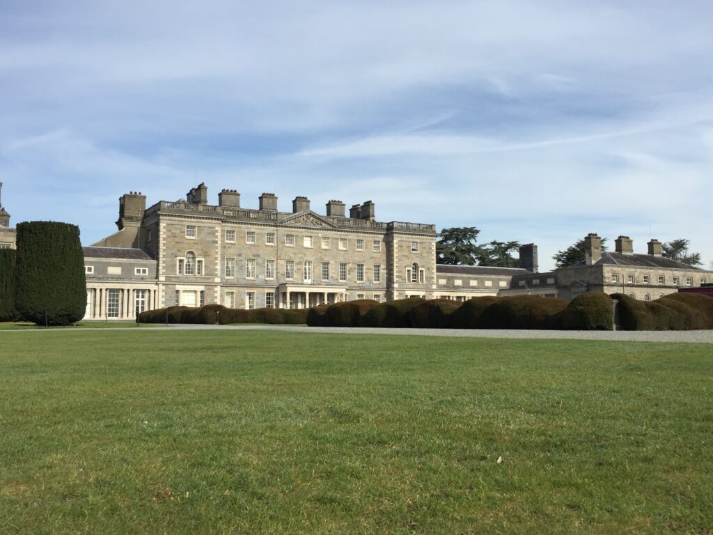 Front view of Carton House Hotel managed by Fairmont