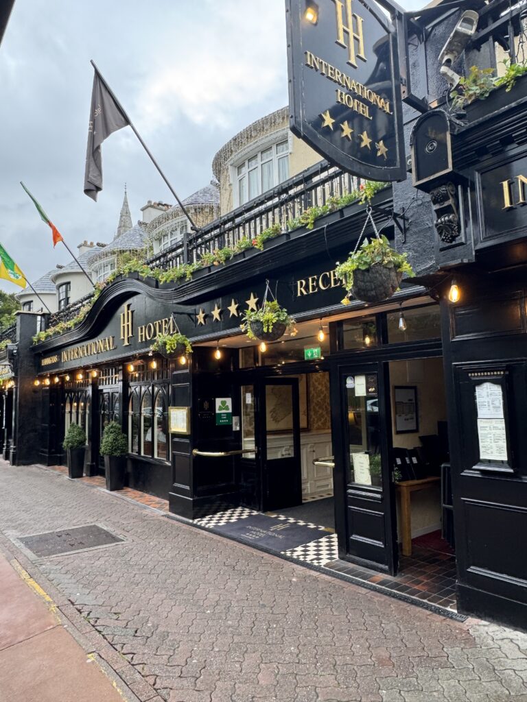 Front view of the International Hotel in Killarney