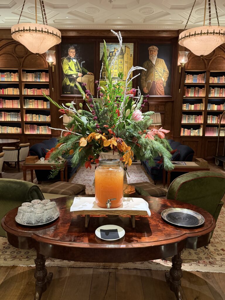 Interior of the Marine & Lawn Rusacks hotel in St Andrews