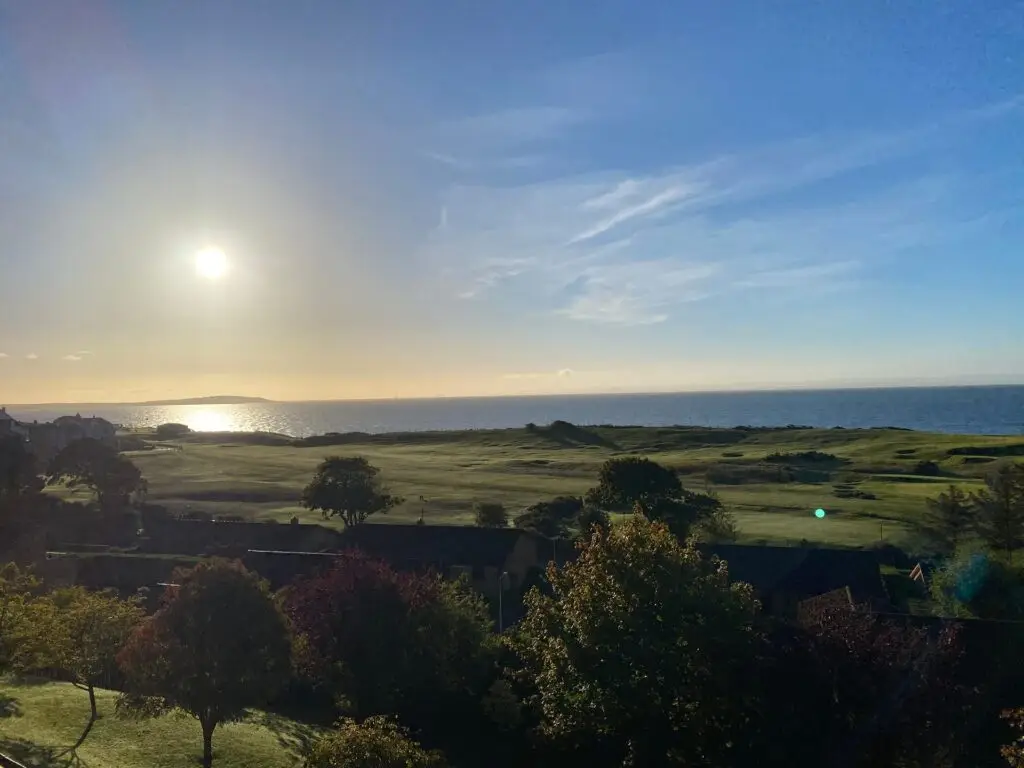 View from the Old Manor House hotel, Lower Largo, Fife, Scotland